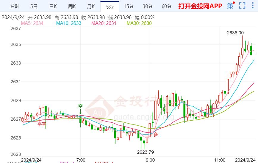 地缘政治紧张局势推动金价上涨