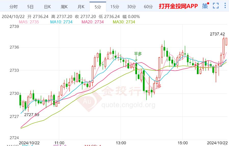 金价技术走势分析：金价有望重返历史新高