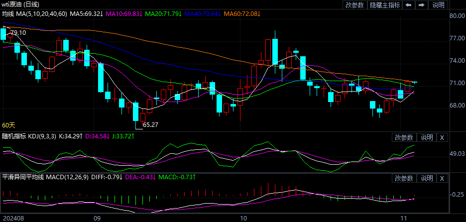 2024年11月5日原油价格走势分析