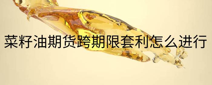 菜籽油期货如何跨期套利策略与技巧详解