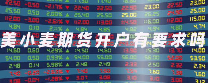 美小麦期货怎么开户条件是什么专业解答