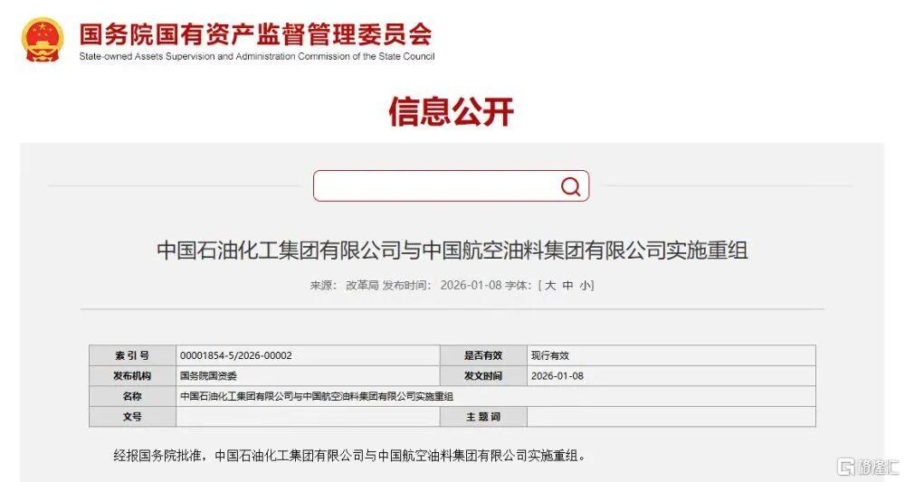两大央企重组获批，新“巨无霸”诞生了！