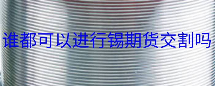 谁都可以进行锡期货交割吗