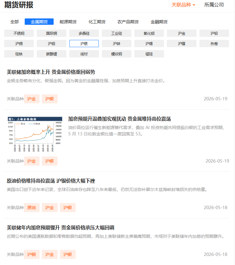 白银期货交易平台哪个好