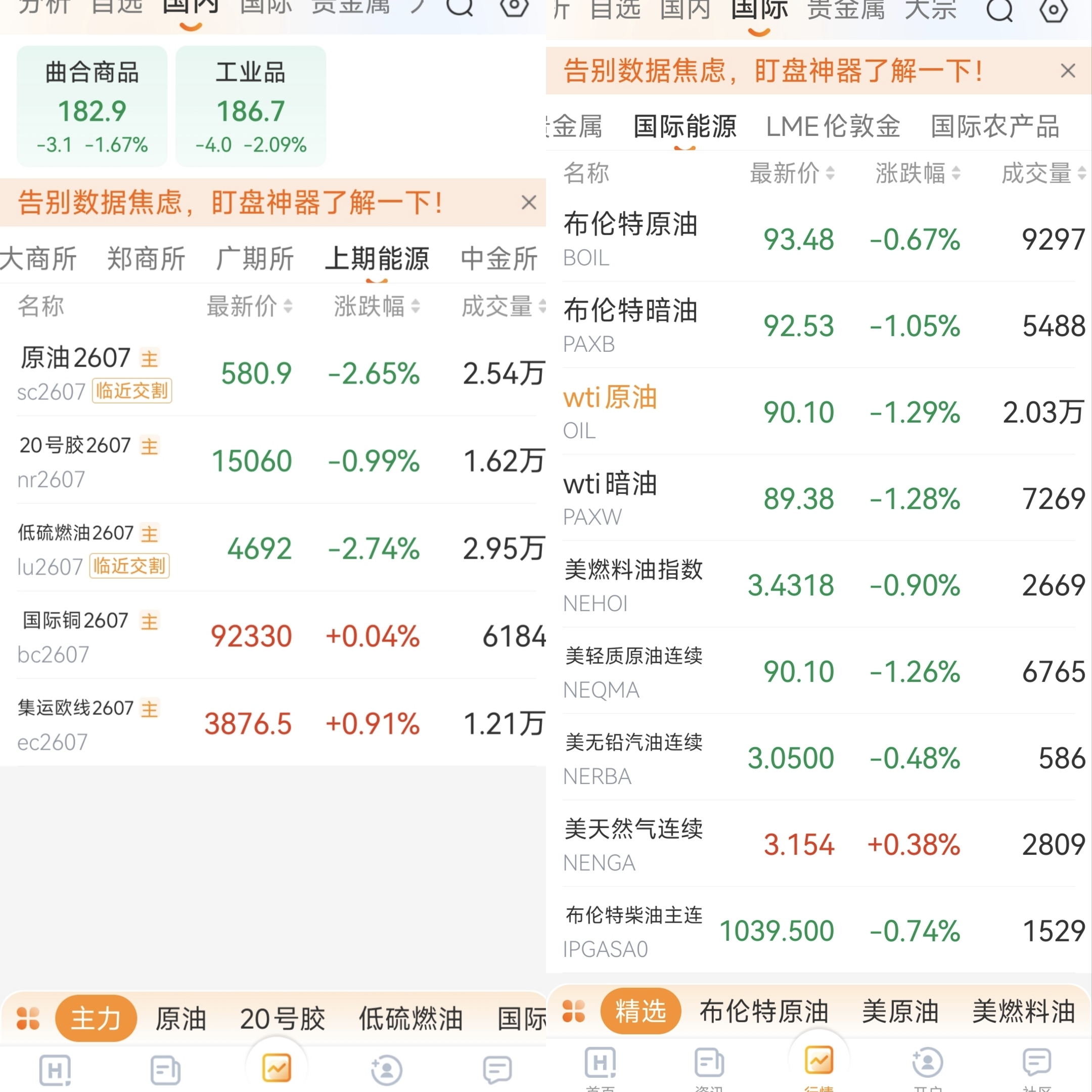 新手实操教学:原油期货合约查看与选择方法