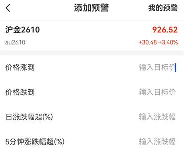 沪金期货实用功能全汇总,新手收藏必存!