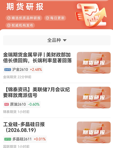 手机上看期货资讯最快的前三个APP