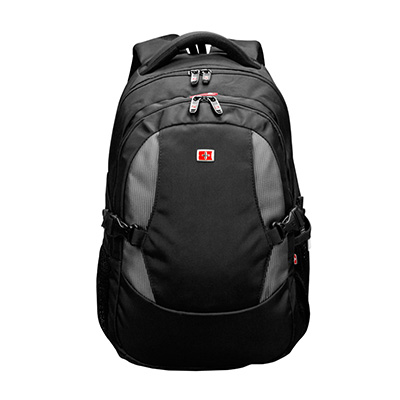 维士十字 时尚情侣双肩包 灰色