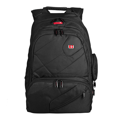 维士十字双肩电脑背包