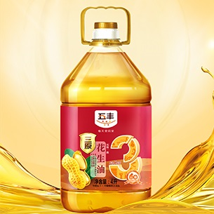 五丰压榨花生油4l