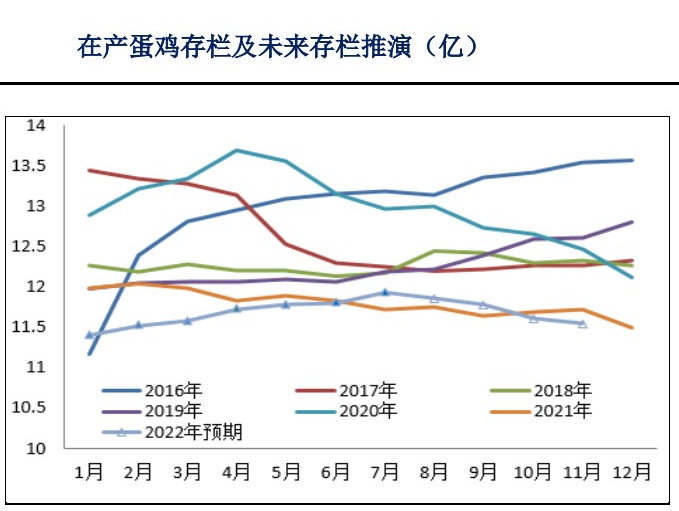 产蛋鸡存栏处低位 鸡蛋价格维持高位