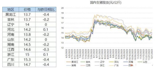 冷冻猪肉库存率偏高 生猪价格受到压制