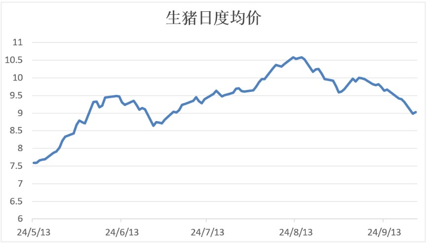 生猪养殖利润同比下滑 价格持续回落调整