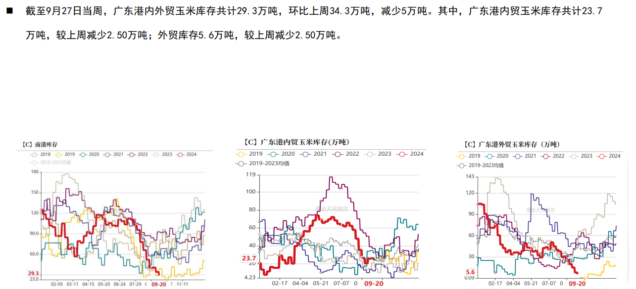 上周玉米主力合约探底反弹 关注2411合约反弹力度