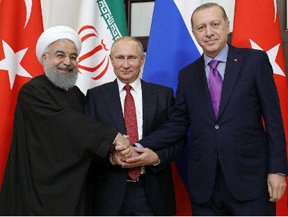大快人心！伊朗、土耳其及俄罗斯宣布联合抗击美国