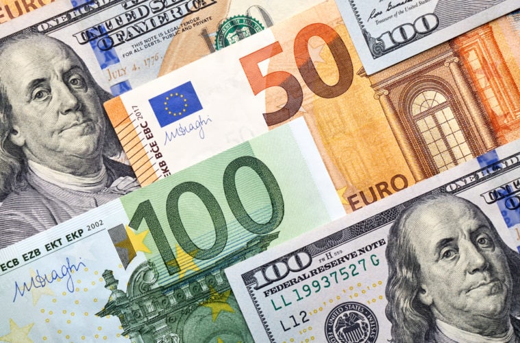 欧元兑美元交易于 1.0200 上方，但涨幅有限!