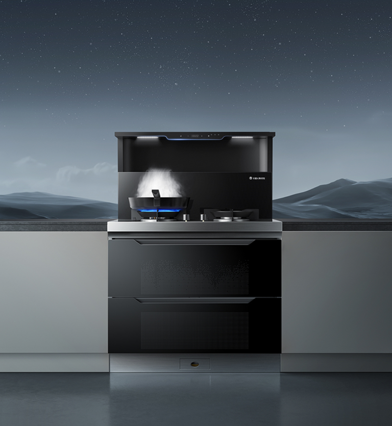 火星人t30集成灶:打造厨房科技美学豪华盛宴